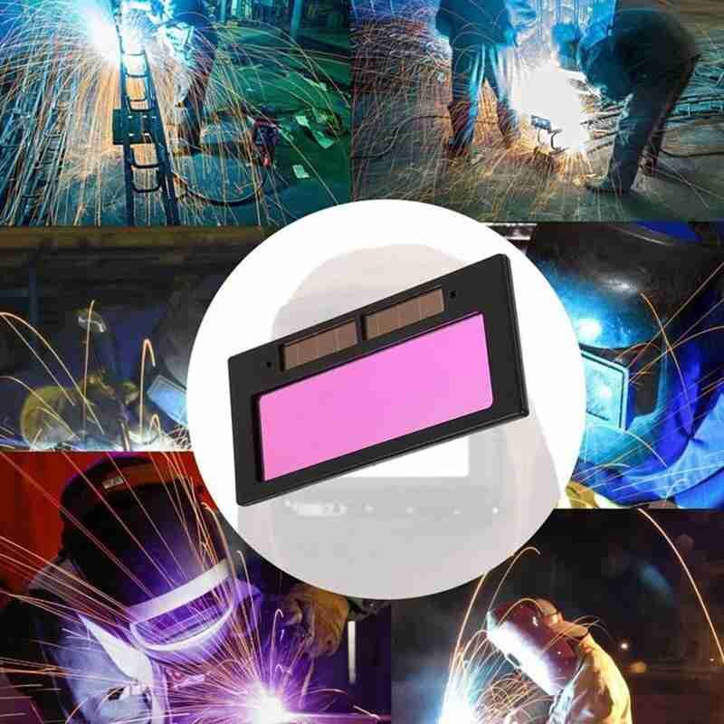 1Pc Auto Darkening Welding Lens For Welding Equipment Large True Auto Shade Darkening Color Filter Lens Screen Powered Sola U2F5