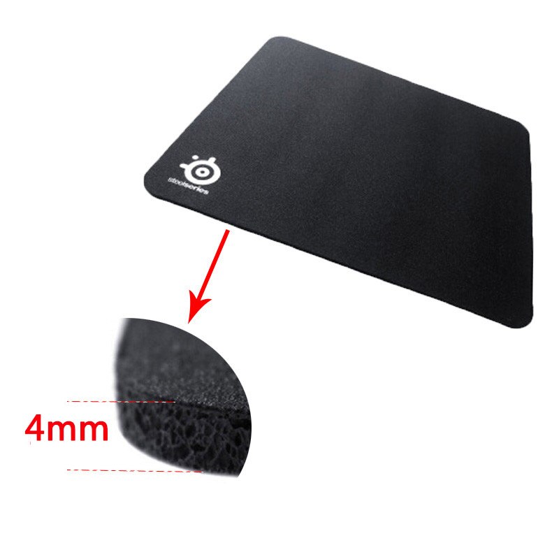 SteelSeries – Tapis de souris de jeu avec base en caoutchouc, noir, pour ordinateur portable, clavier, sans boîte, OEM