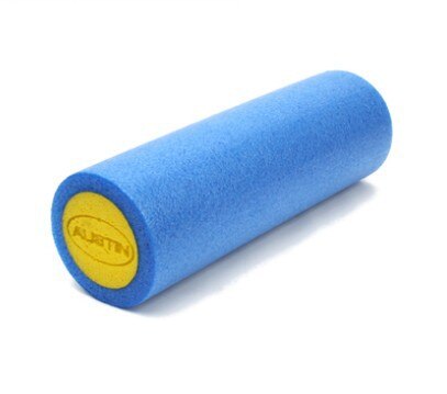 Miljømessig  pe 60 cm 24 tommers lengde yoga treningsklosser rulle pilates skaft skum gym trening innendørs fitness vaskbar unisex: Gul