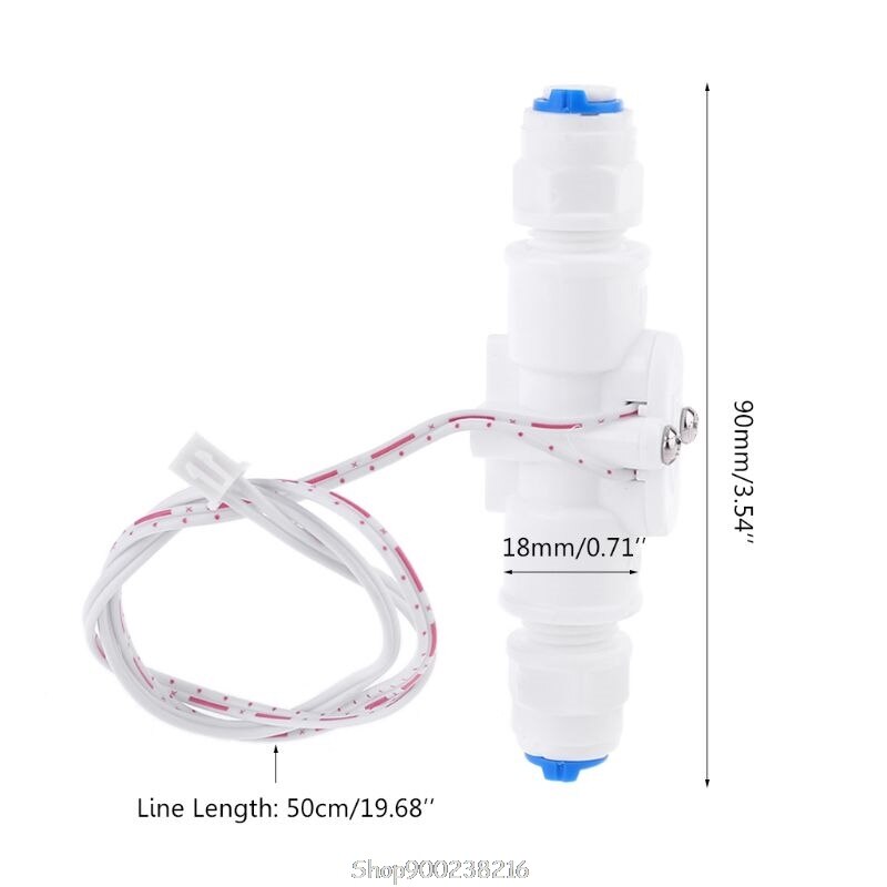1/4" NPT Water Flow Switch PE Tube Liquid Flow Sensor Switch for Water dispenser and water purifier S23 20