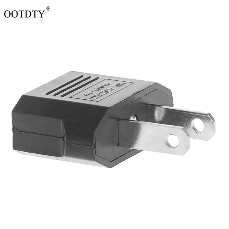 US EU Europe To US USA Power Converter Travel Adapter Charger Wall Plug Home