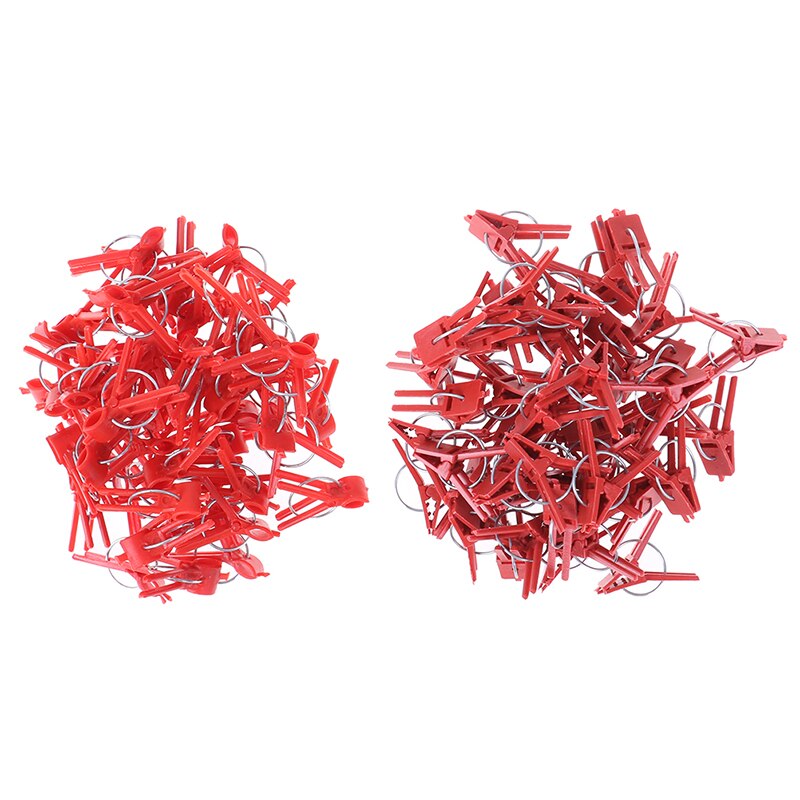 100 stuks duurzame kunststof entclips voor tuingroenten, bloemen, tomaten, wijnstokken en planten