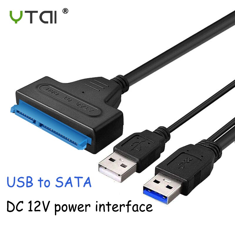 USB SATA 7+15Pin Adapter Converter Cable for 2.5 inch HDD Laptop Hard Disk Disk Drive Computer Cables Connectors SATA TO USB: USB 3.0-2.0 SATA 3.0