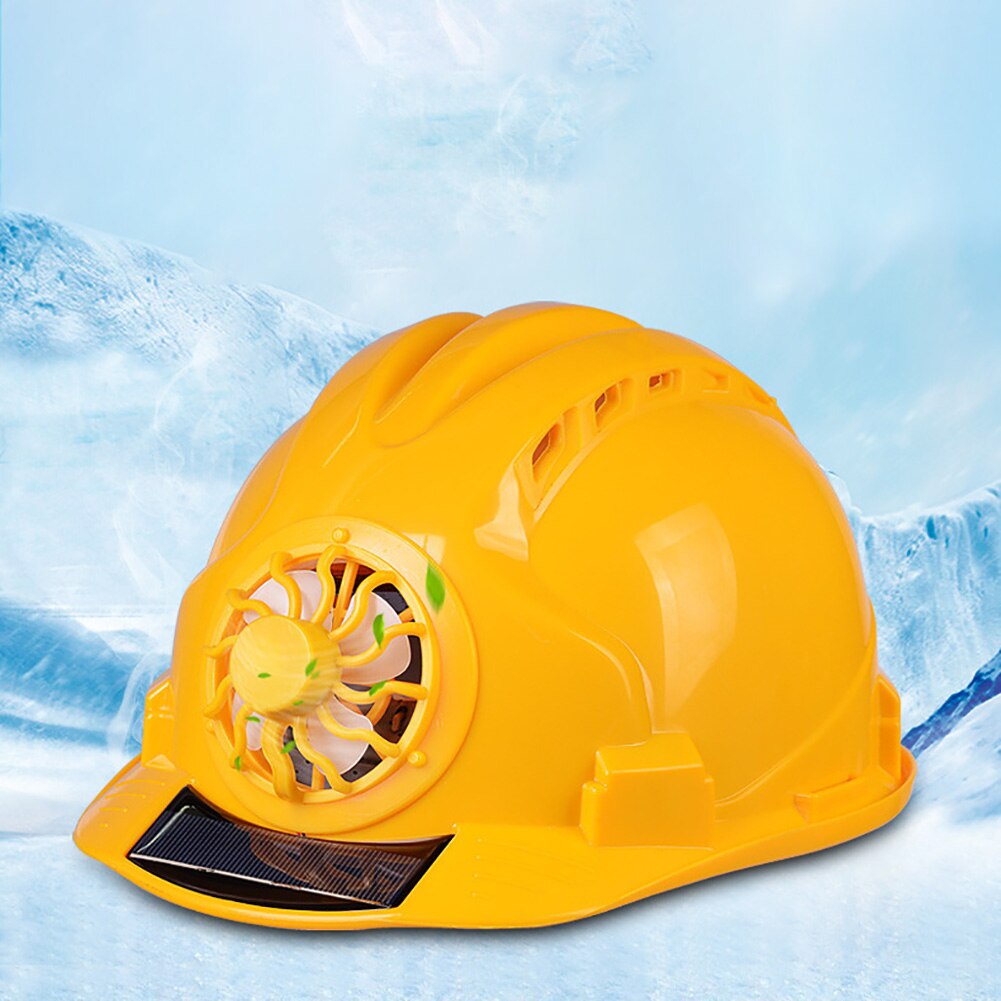 Helmet Hard Sunscreen Solar Power Workplace Security With Fan Hat Adjustable Outdoor Safety Cycling Ventilate Construction