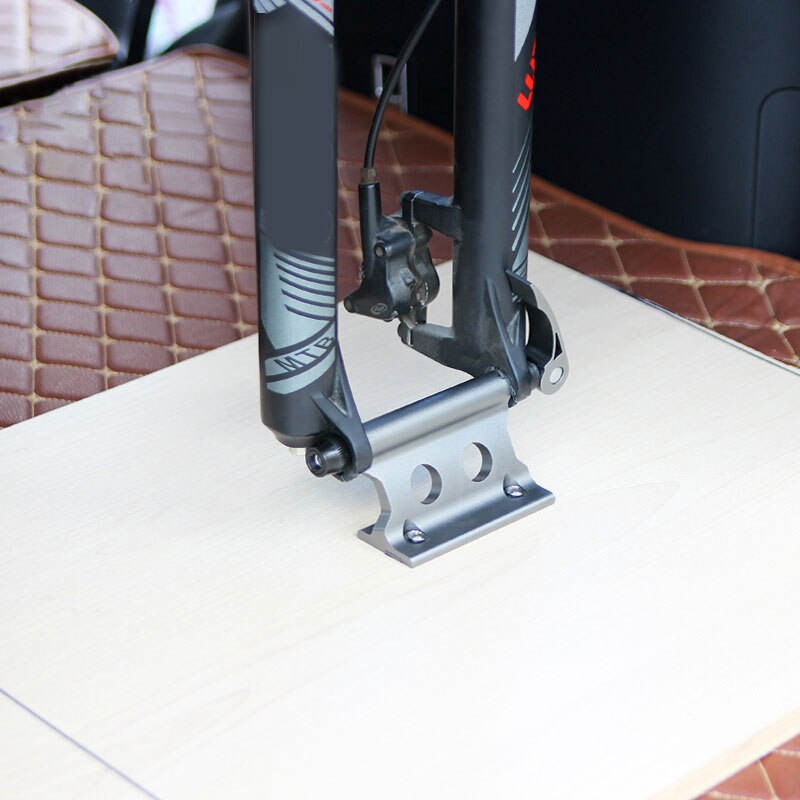 Bicycle Front Fork Clamp Aluminum Alloy Bike Rack Frame Fixing Clip Used On Small Trucks Cars Convenient ALS88