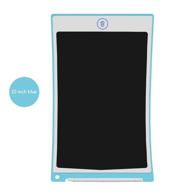 Howshow 8.5 10 inch LCD Writing Tablet Digital Drawing Tablet Handwriting Pads Electronic Graphic Tablet Board Stylus mesa: 10 inch Blue