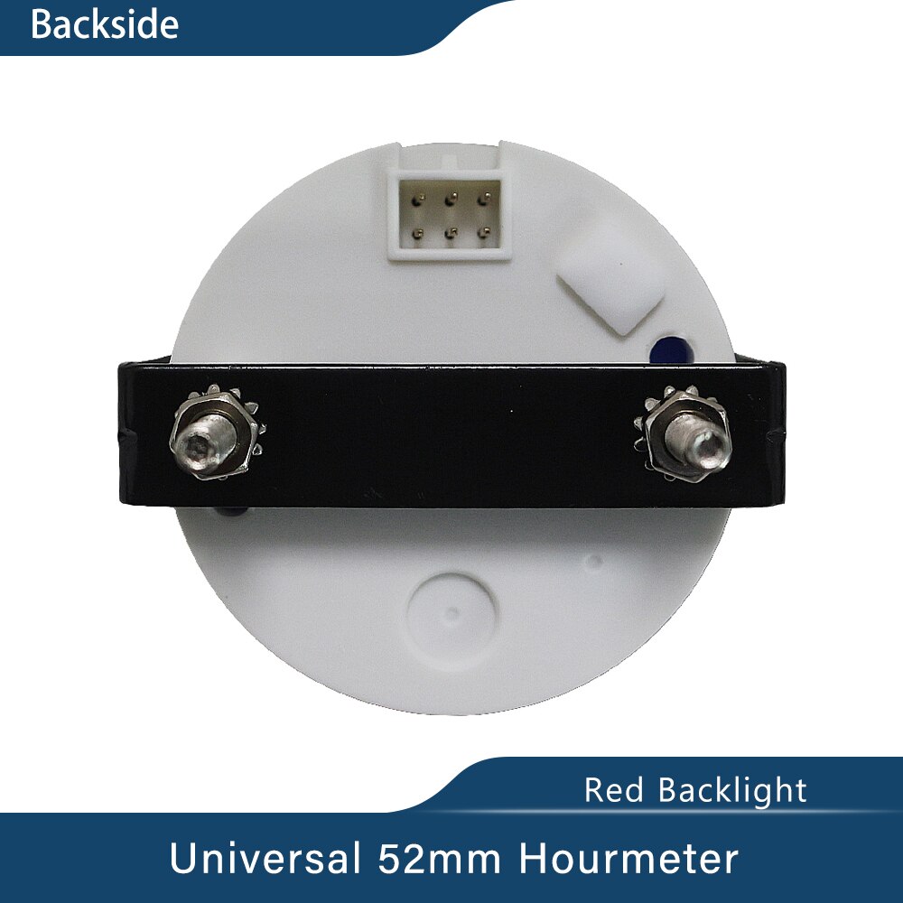 LCD Display Waterdicht 2 "Digitale Urenteller voor Bike Motorcycle ATV Auto Boot Met Rode Backlight 9- 32 V