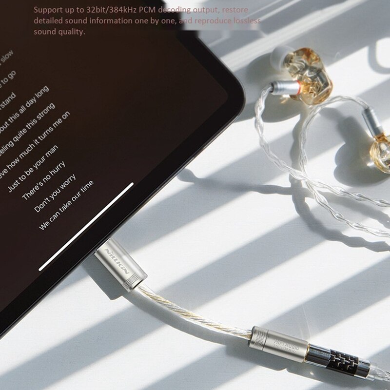 Décodeur amplificateur Portable NillKiN 3.5mm pour taper des Codecs DAC DSD dur décoder ampli HiFi pour SAMSUNG HUAWEI iPhone