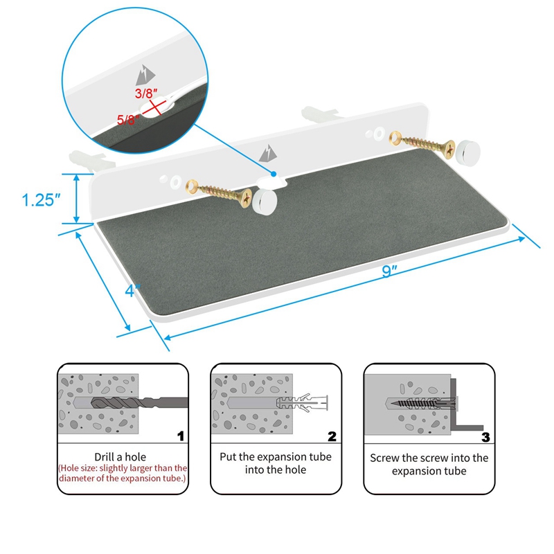Support mural pour haut-parleur Bluetooth, étagère d&#39;affichage murale en acrylique pour haut-parleur Bluetooth, Webcam, téléphones portables, jouet