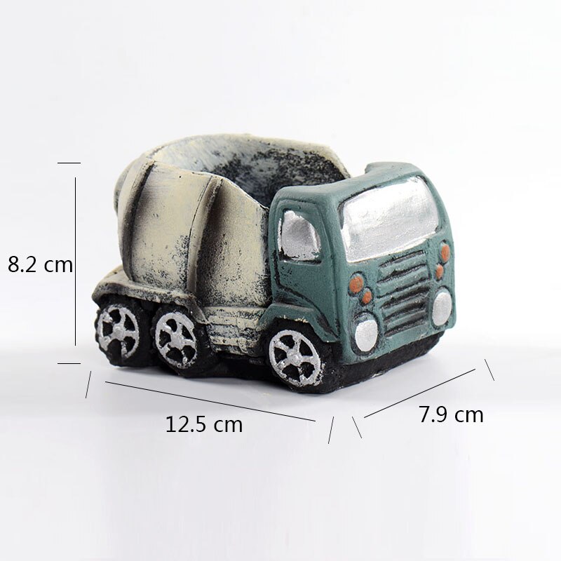 Beton Mallen Auto Vormige Bloempot Silicone Mould Grandado