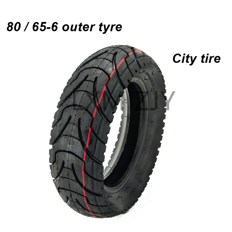 Hochwertiger Reifen 80 / 65-6 Außen reifens ch lauch Hota 10x3,0 Gummi rad 10 Zoll Reifen für Null 10x Elektro roller: WEISS