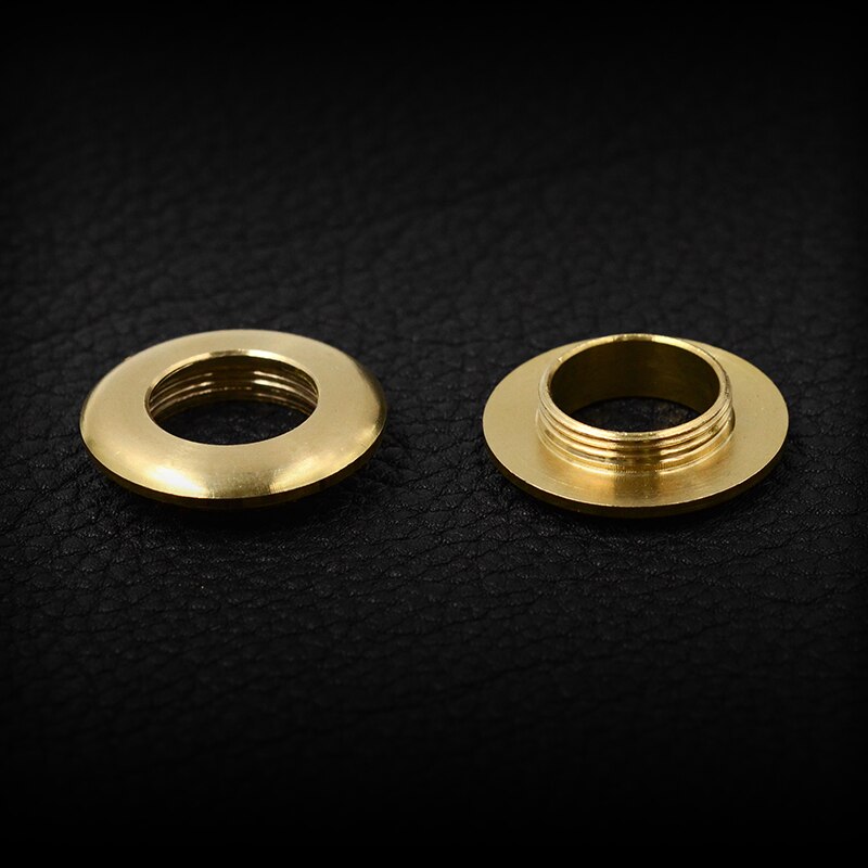 2 stuks Massief Messing Arc Oogje wasmachine grommets Stud Klinknagel Schroef Terug voor Handgemaakte DIY Lederen Tas Kledingstuk Accessoires 10 12 15mm