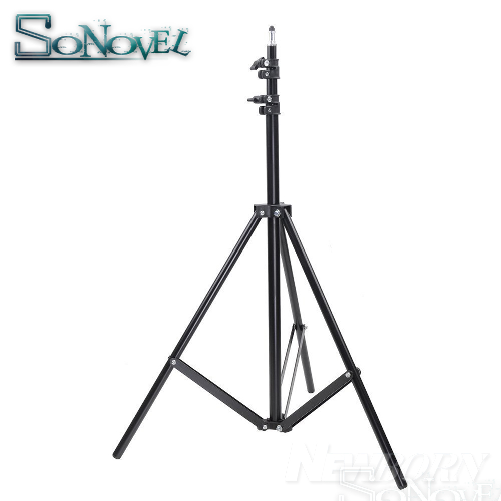 200 cm alliage d'aluminium lumière support 1/4 vis tête photographie support pour Godox Yongnuo Studio flash LED vidéo lumière