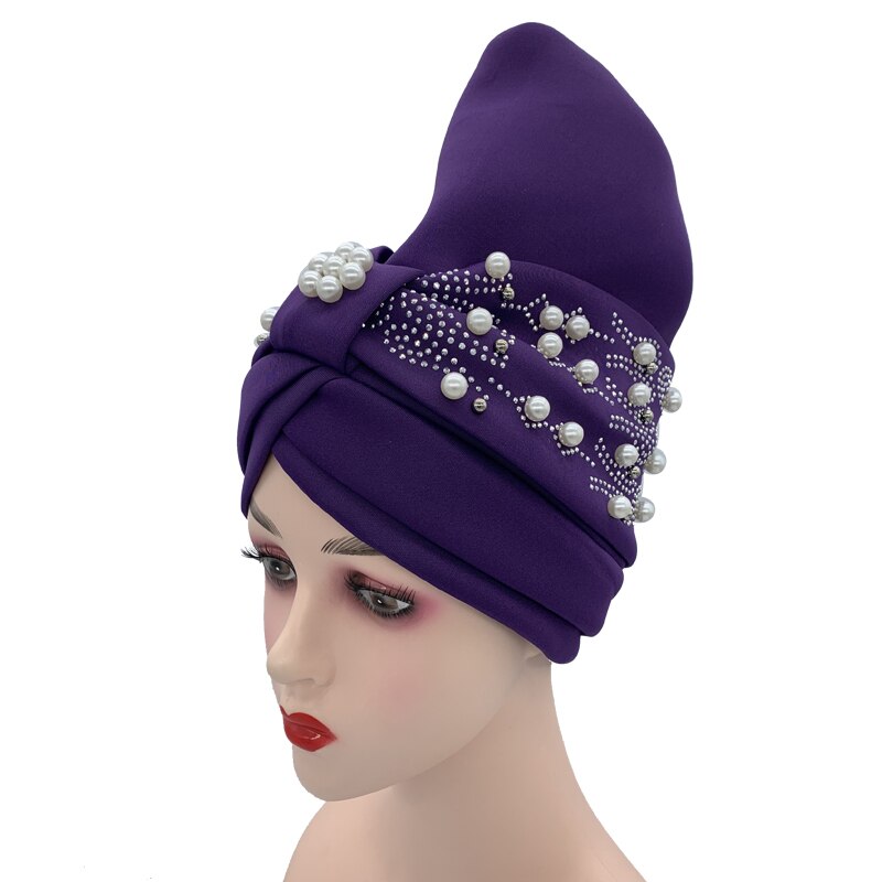Turbante Hijab para mujer, gorro de estilo africano, pañuelo musulmán, para la cabeza, para , novedad de