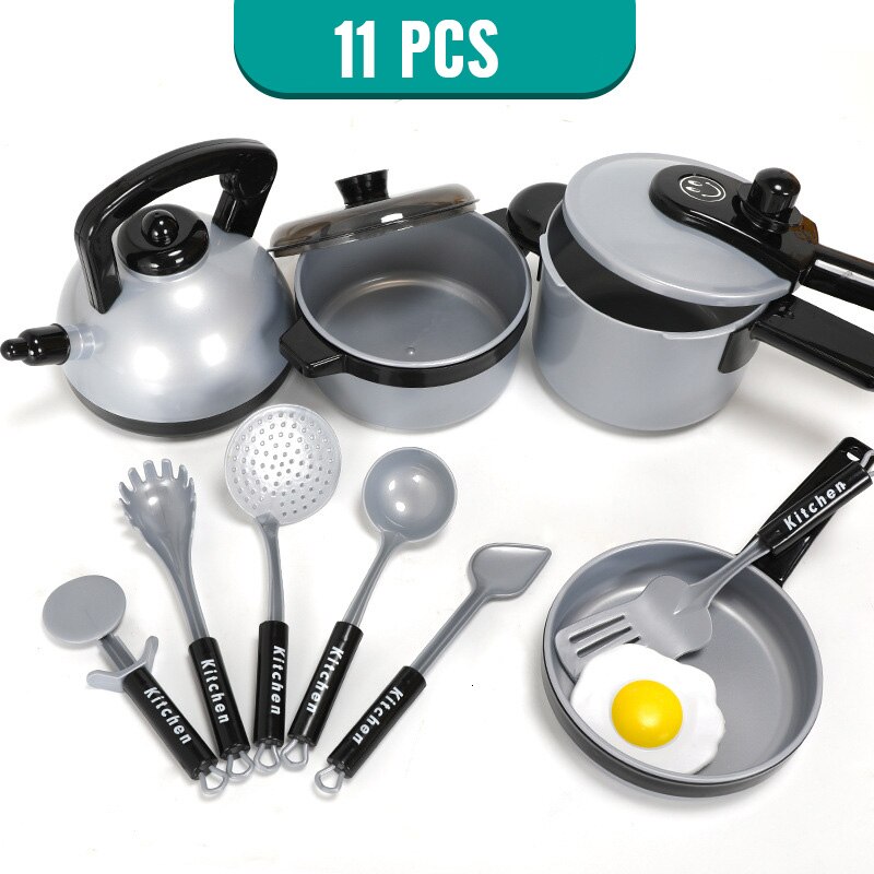 50 PCS Kinderen Mini Keuken Speelgoed Kookgerei Pot Pan Kids Pretend Koken Spelen Speelgoed Simulatie Keukengerei Speelgoed Kinderen