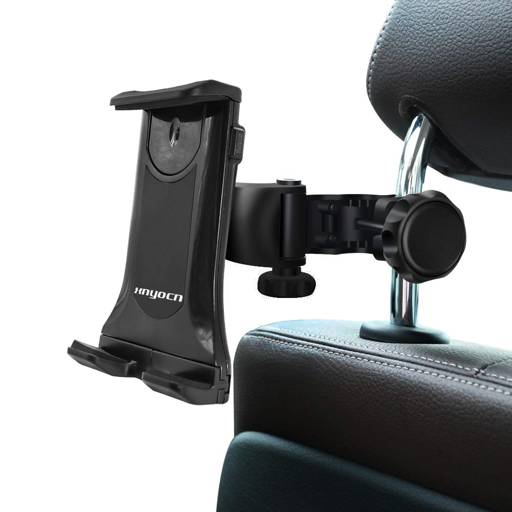 Auto Houder 4-11 "Tablet Achterbank Universele Beugel 360 Roterende Hoofdsteun Mount Microfoon Tabletten PC Stand voor iPad Air pro 9.7