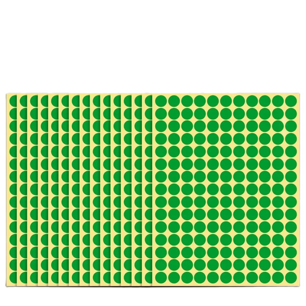 100 mm/10 cm, grote ronde stickers, 4 inch grote cirkellabelstickers, 15 vellen/zak