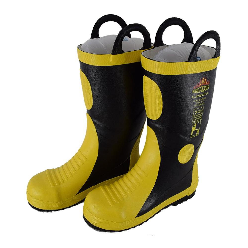 Da -085 høje temperaturbestandige gummibrandbekæmpelses sikkerhedsstøvler varmebestandige sko høje temperatur arbejdsstøvler: 43