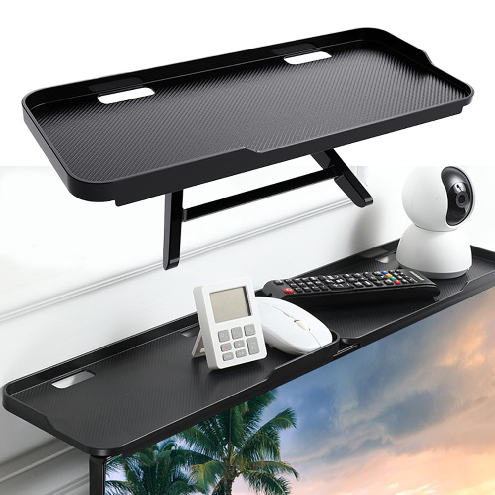 Rack TV Monitor Organizer Shelf Adjustable TV Screen Top Shelf Rack Desktop Display Stand TV Rack Router Storage Rack Holder