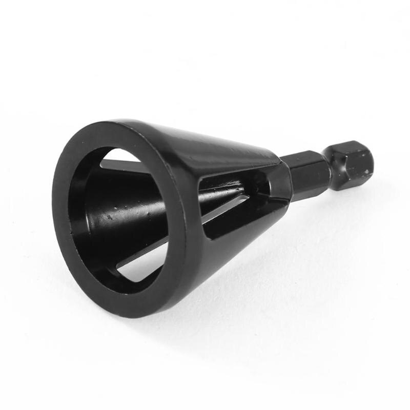 1pc roestvrijstalen ontbraamgereedschap voor buitenafschuining, elektrische hardheidsboor, verwijder bramen