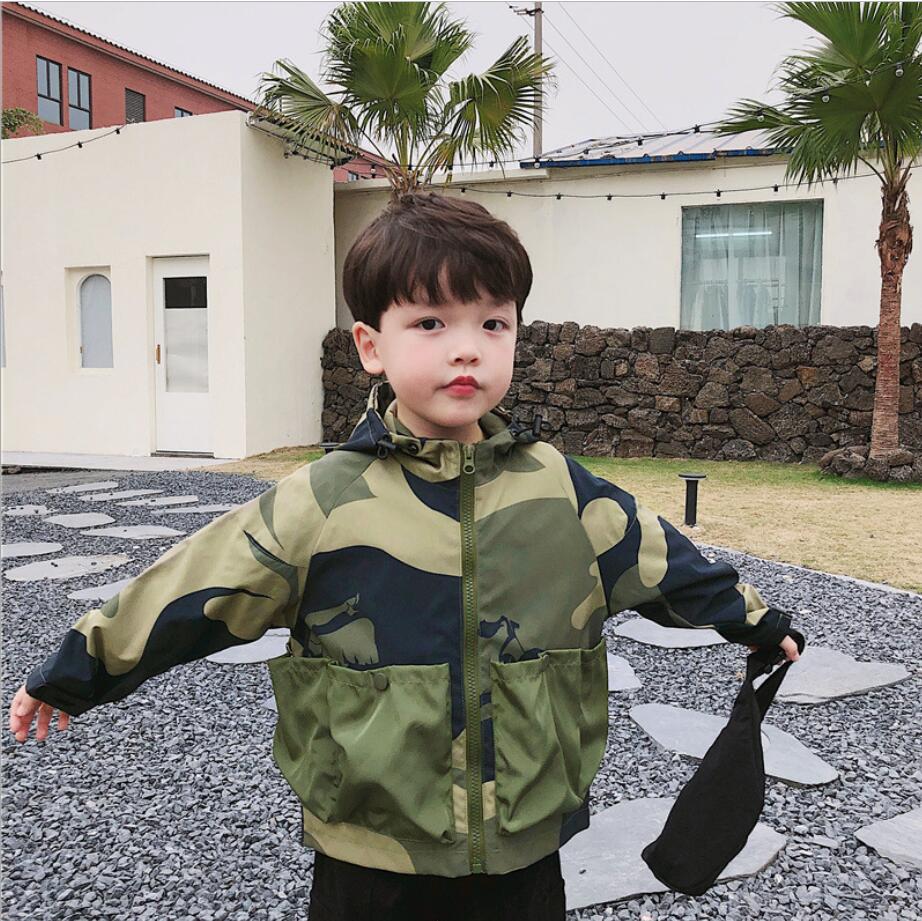 Raincoats Spring Fors 2 3 4 5 6 7 8Years Boys Stylish Cool Hooded Jackets Coats