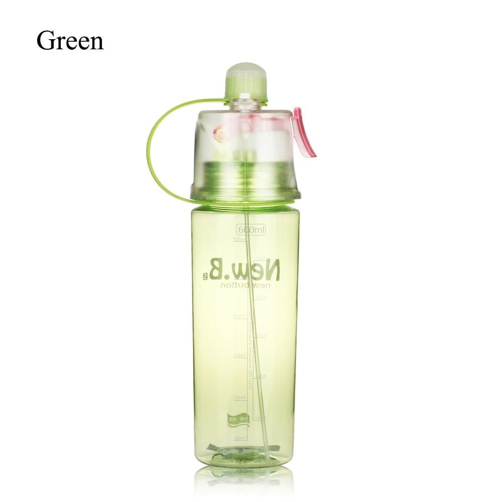Puranka my xmas waterfles van tritan plastic met tuit voor buitensporten, 400ml drinkbekers 600ml bpa-vrij: 400ml / Groente