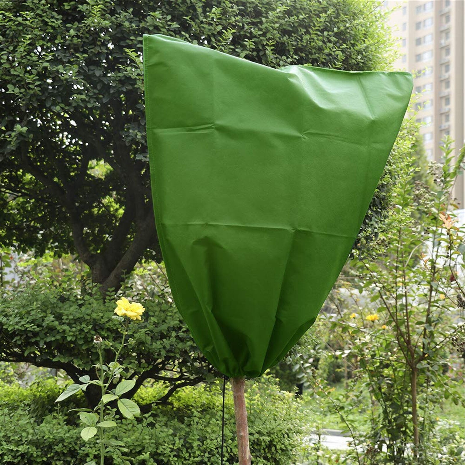 Couverture chaude Non tissée pour Protection contre le gel des arbres et des plantes, sac de Protection pour arbres et fruits à cordon