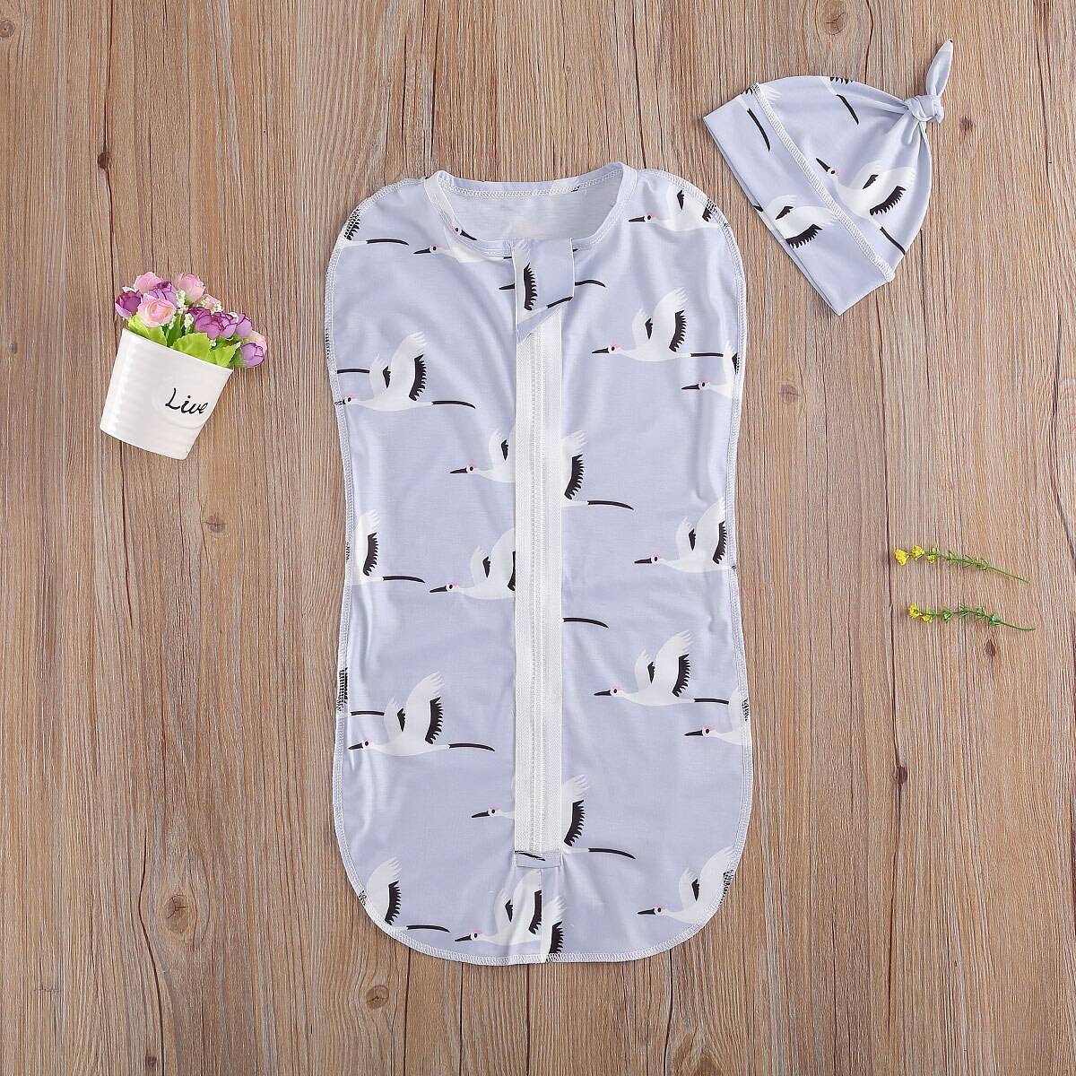 Outono bebê meninos meninas sacos de dormir + chapéus 2 pçs dos desenhos animados impressão zíper cobertor 7 cores