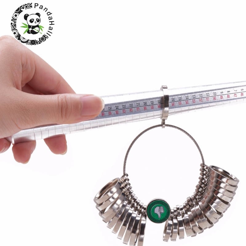 Sieraden Gereedschap 4 stks/set Ring Enlarger Stick Ring Sizer Vinger Meten Stick Doorn Handvat Hamers 25 ~ 28 cm/ 1.1cm