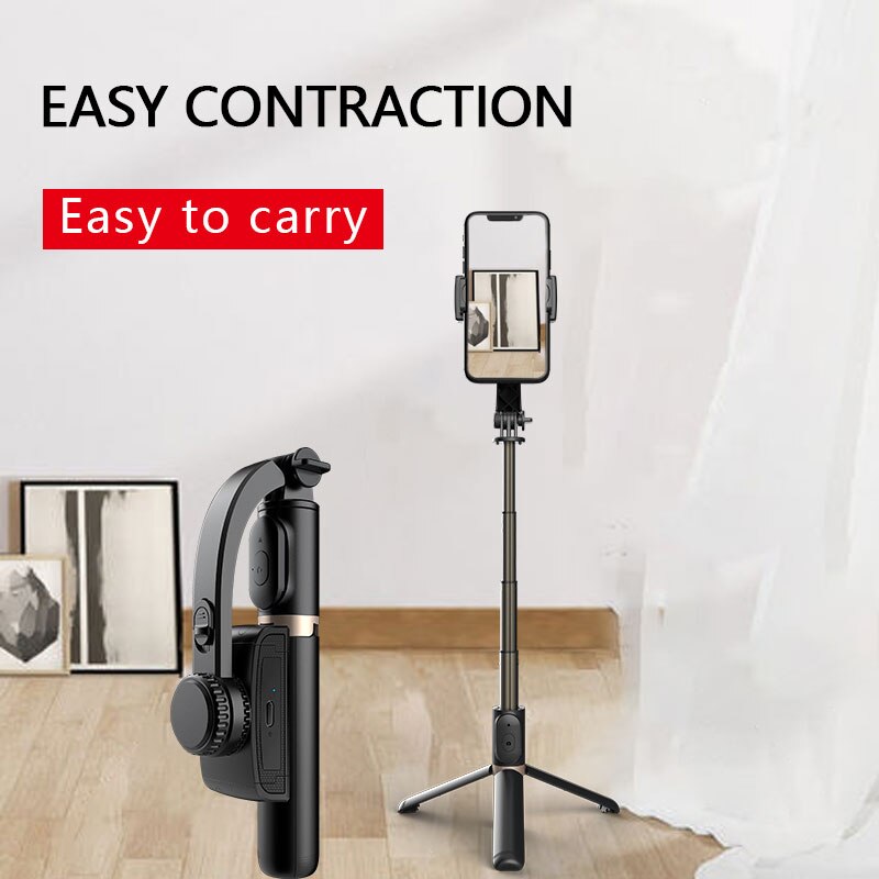 COOL DIER Phone Gimbal Stabilizer - 750mm Extended - Bluetooth - Adjustable Selfie Stand for iOS/Android