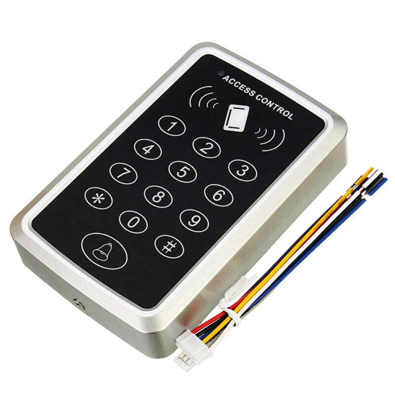 Control de Acceso Rfid de 13,56 MHz, teclado de proximidad de 125KHz EM ID Key Fobs, controlador de etiqueta de tarjeta NFC para cerradura de puerta electrónica