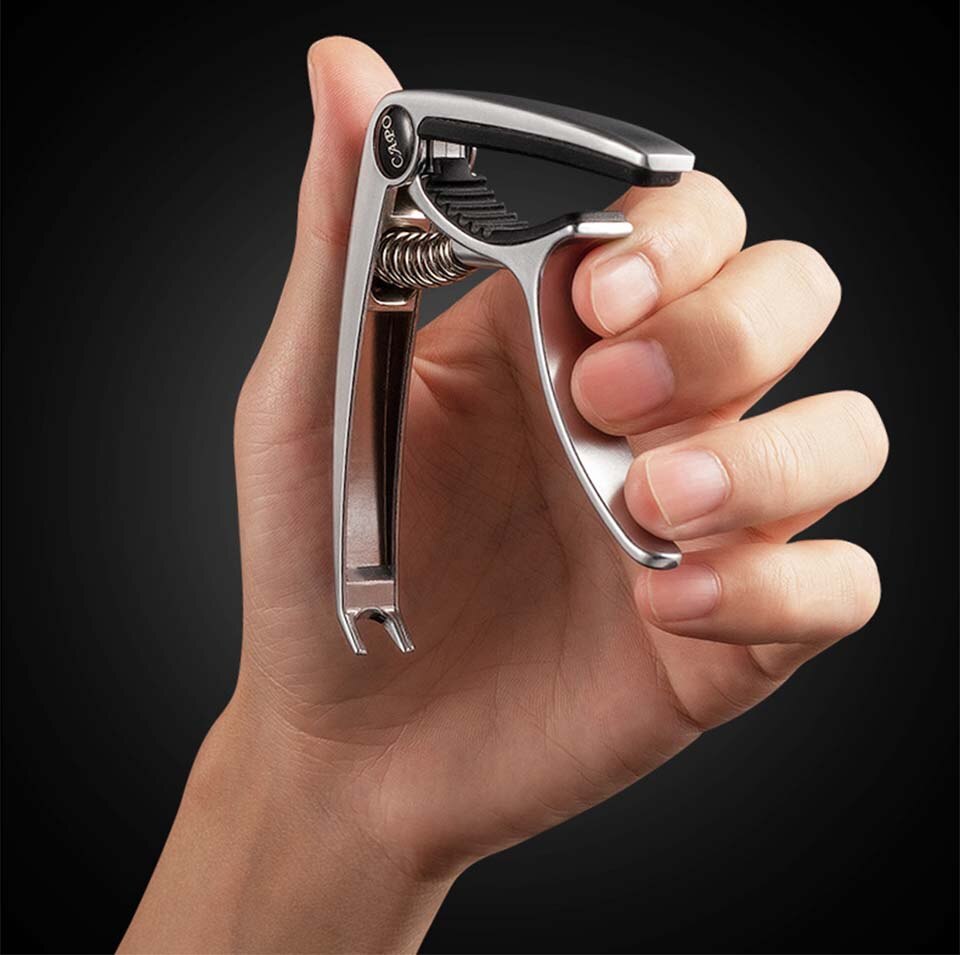 Capodastre de guitare électrique acoustique en métal de , accessoire en alliage de Zinc, mandoline, Ukulele