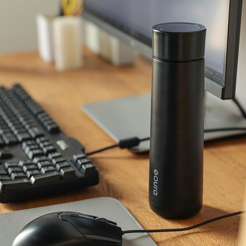 stainless steel smart cup mug wireless charging portable display temperature accompanying cup hand cup