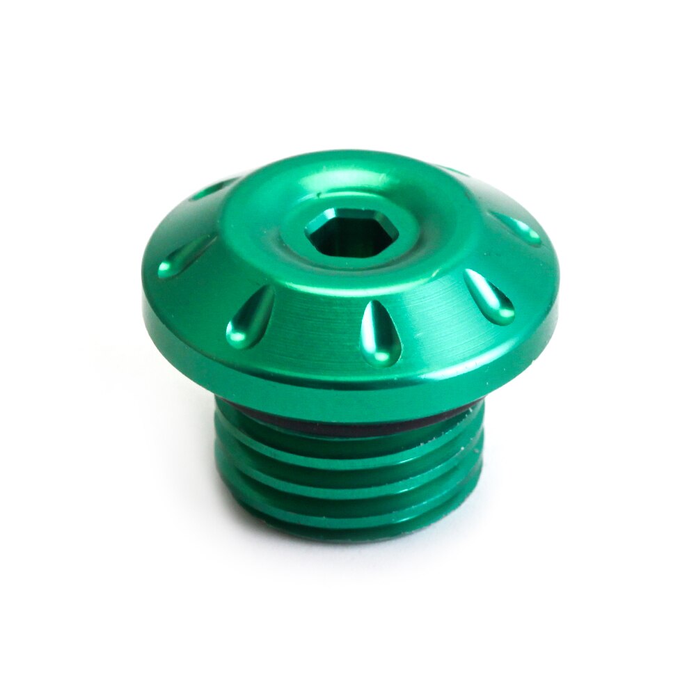 Tapón de rosca de llenado de aceite del motor para HONDA NC700 NC750 S/X CMX 300/500 Rebel CB1100 MSX 125 GROM MSX 125SF CNC de motocicleta: Verde