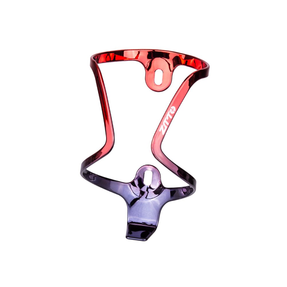 Aluminum Color gradient Bicycle Bottle Holder Colorful MTB road Gravel bike water bottle cage plating Color Mix Bottle Holder: BC4 blue green