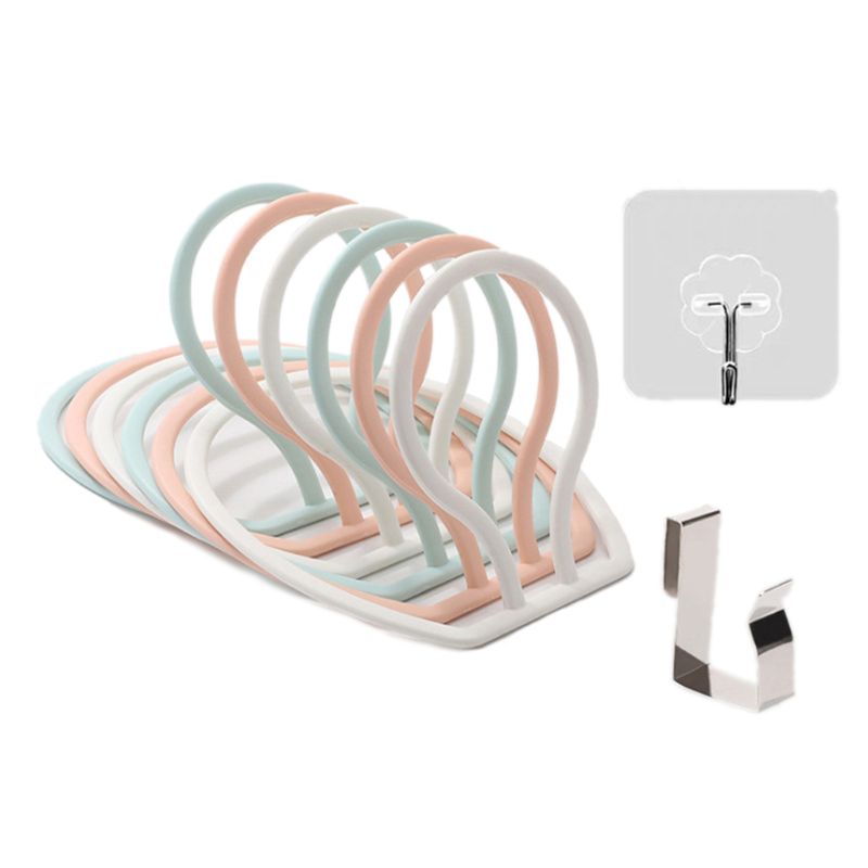 Regulowany Organizer z powrotem drzwi wiszące czapka z daszkiem czapka z daszkiem kapelusz ręcznik pas robić przechowywania uchwyt na wieszak łazienka sypialnia 6 sztuk: mieszany kolor