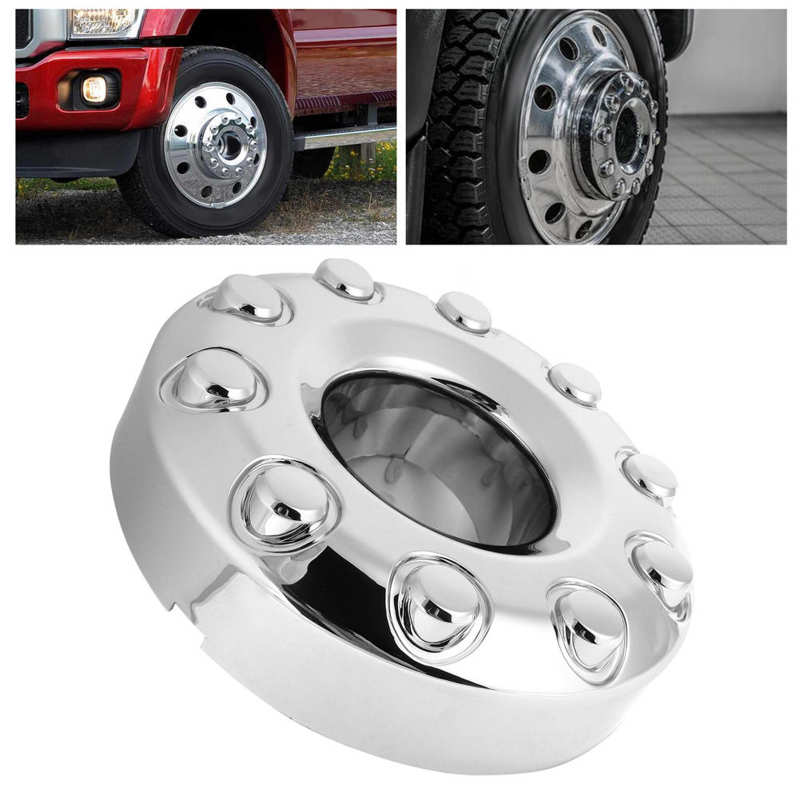 Chrome Car Front Wheel Center Hub Cap 10 Lugs 5C3Z1130NA Fit for Ford F450 F550 Super Duty 2005 Car Accessories