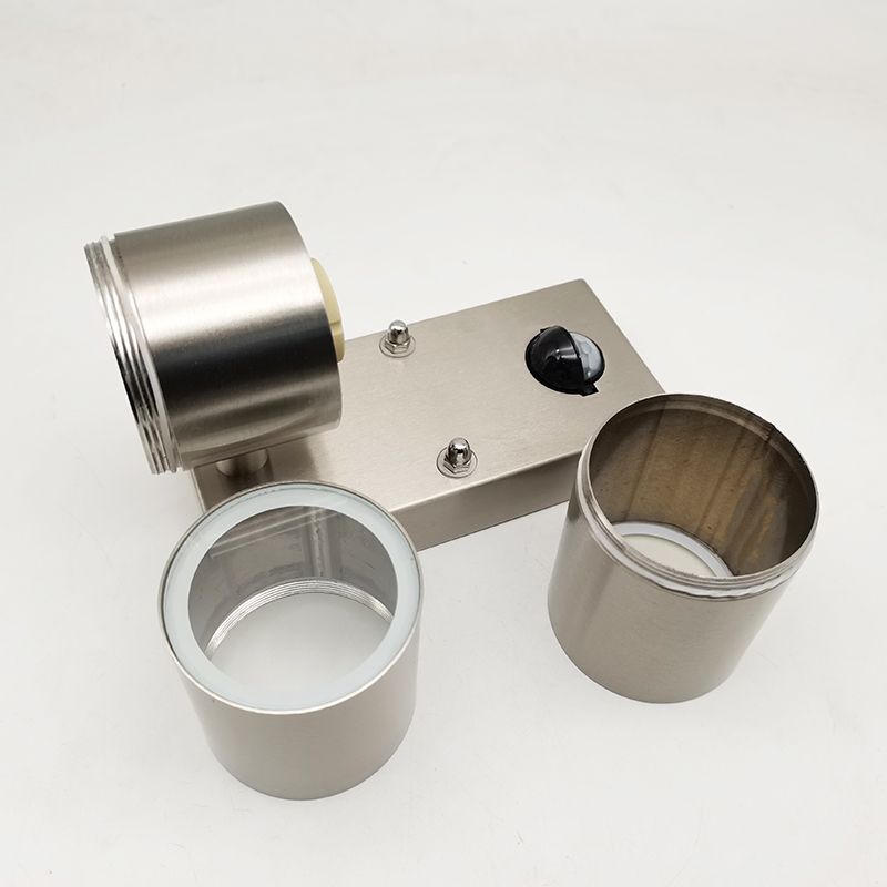 Black PIR Stainless Steel Induction Movement Sensor PIR Motion Wall Light Double Outdoor 10W Wall Lamp IP54 Up Down Bracket Lamp: Sliver / Warm white 2 x 5W