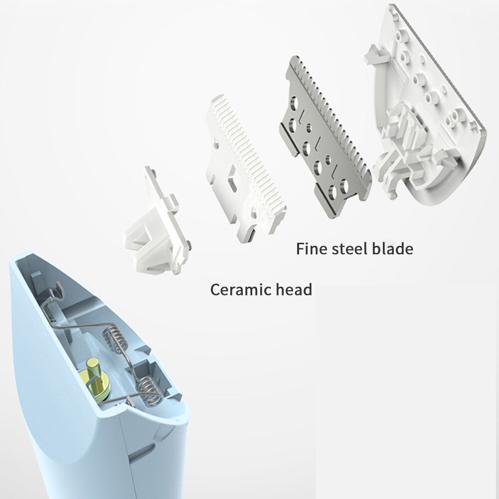 Cordless Toddler IPX7 Waterproof Salon Home Ultra Quiet Trimmer Rechargeable Baby Hair Clippers Kit Safety ABS