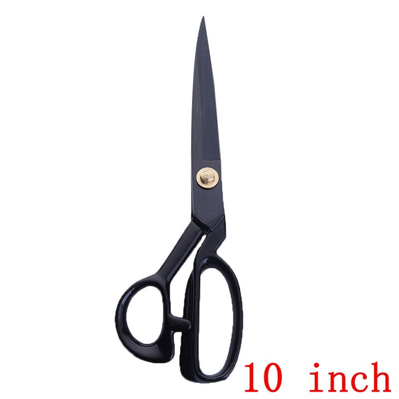 Professionellen Schneider Schere Nähen Schere Für Stoff Hand Schneiden Schere Schneiderin Schere Edelstahl Schere: Black 10 Inch 25cm