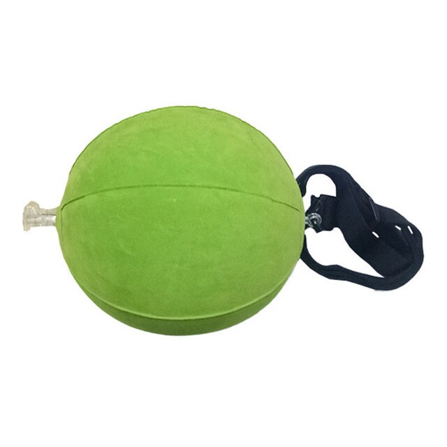 Uppblåsbar turnéstriker smart boll golf swing träningshjälp hållning korrigeringsträning luft golfboll: Grön