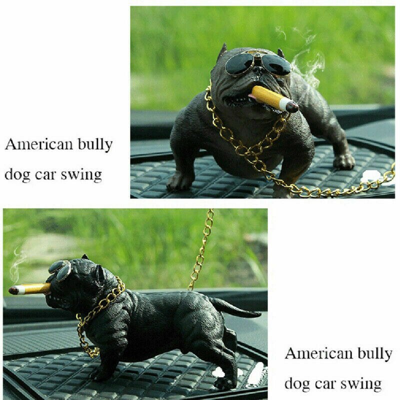 Grappige Leuke Home Decoratie Auto Accessoires Bully Pitbull Hond Auto Interieur Dashboard Ornament Geen Basis