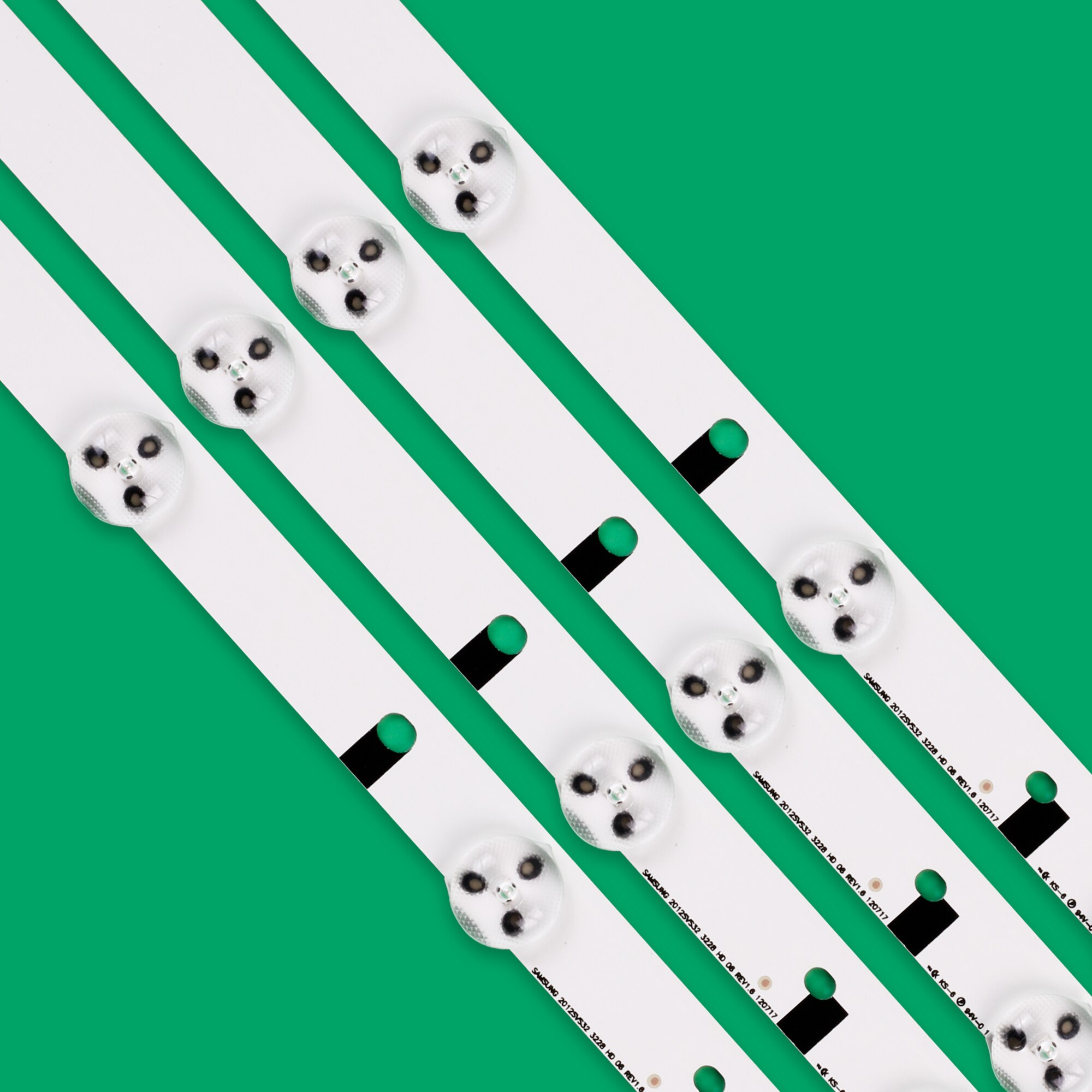 Kit 4 PCS 8LEDs 580mm LED backlight stirp for UE32EH4000W UN32EH4000 D1GE-320SC0-R3 BN96-24166A BN96-24145A 32H-3535LED-32EA