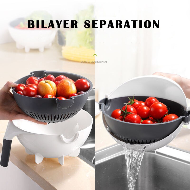 Rotating Vegetable Cutter Set Multi-function Cutter Vegetable Cutting Machine Kitchen Accessories P666