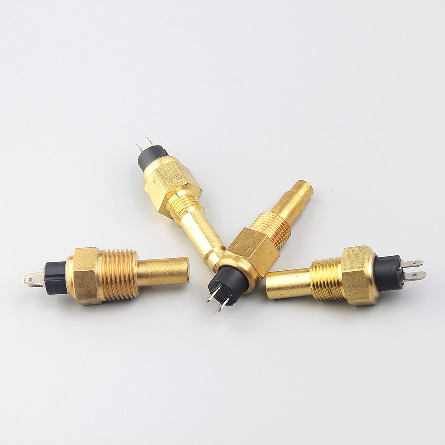 Engine Water Temperature Sensor 3/8NPT 1/2NPT M16 X1.5 M14 X1.5 120C Car Alarm Brass Automotive Electric Diesel Generator Sensor