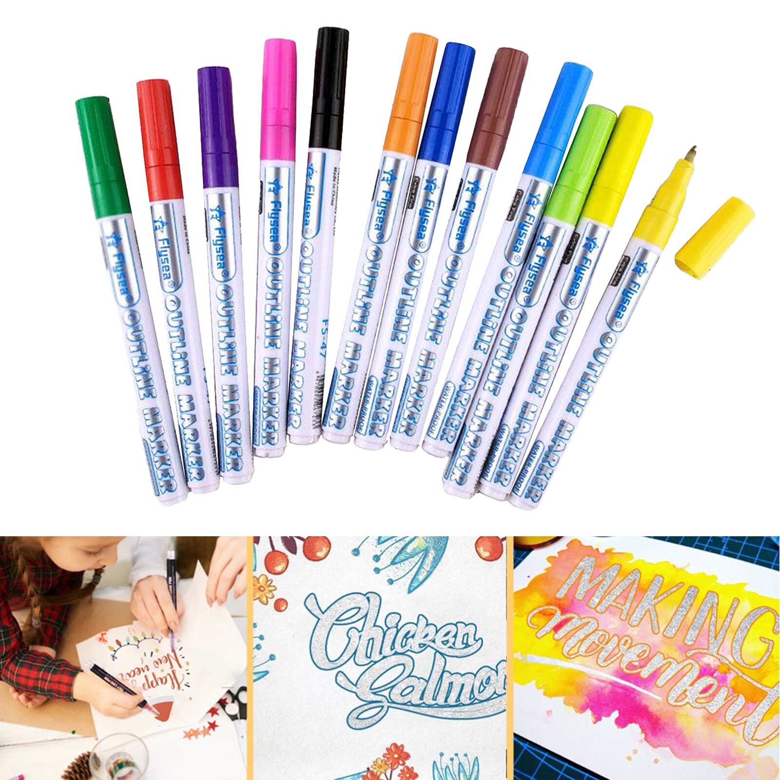 Paint Pens For Rock Painting Stone Ceramic Glass Rock Markers