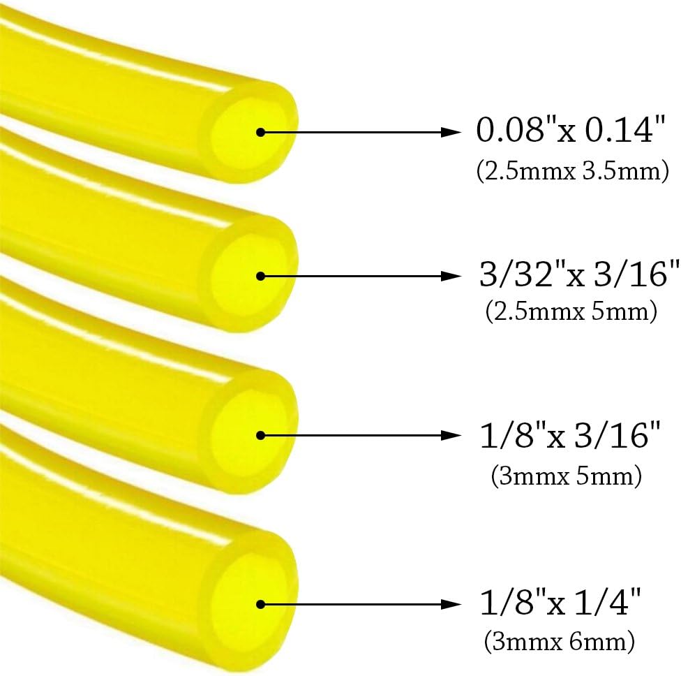1M Brandstof Gasslang String Buis Benzinepijp Voor Trimmer Kettingzaag Blower Slangen Diy Tools 2X3.5/2.5X5/3X5/3X6/4X6/5/5X8/6X8/7X10Mm