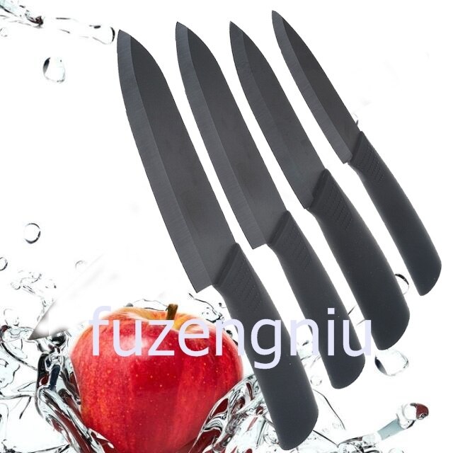 Hqknife Super Sharp Antislip Handvat Zirconia Chif Fruit Keramische Mes Messen Set