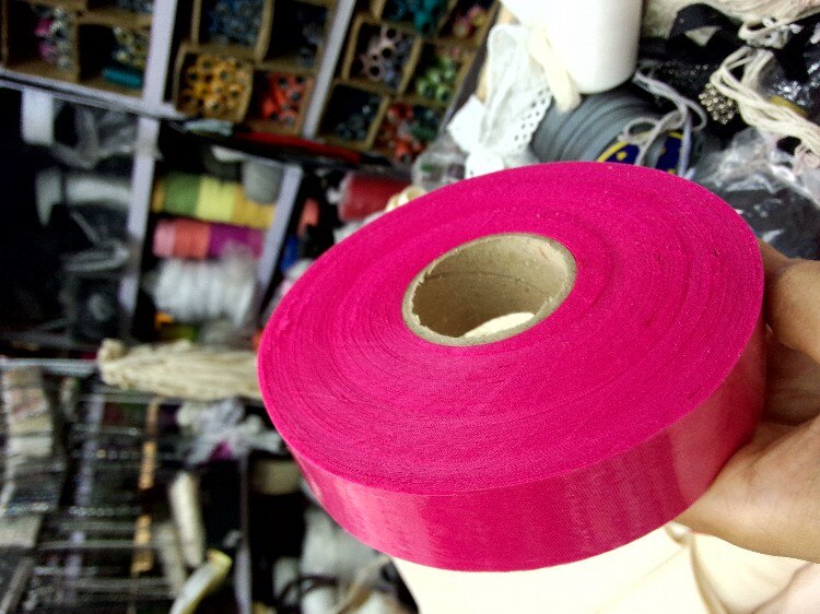 3cm 60 meter Unfolded Cotton Polyester Bias Binding Tapes Patchwork Trim Covered Insertion Upholstery Sewing Textile Webbing: rose