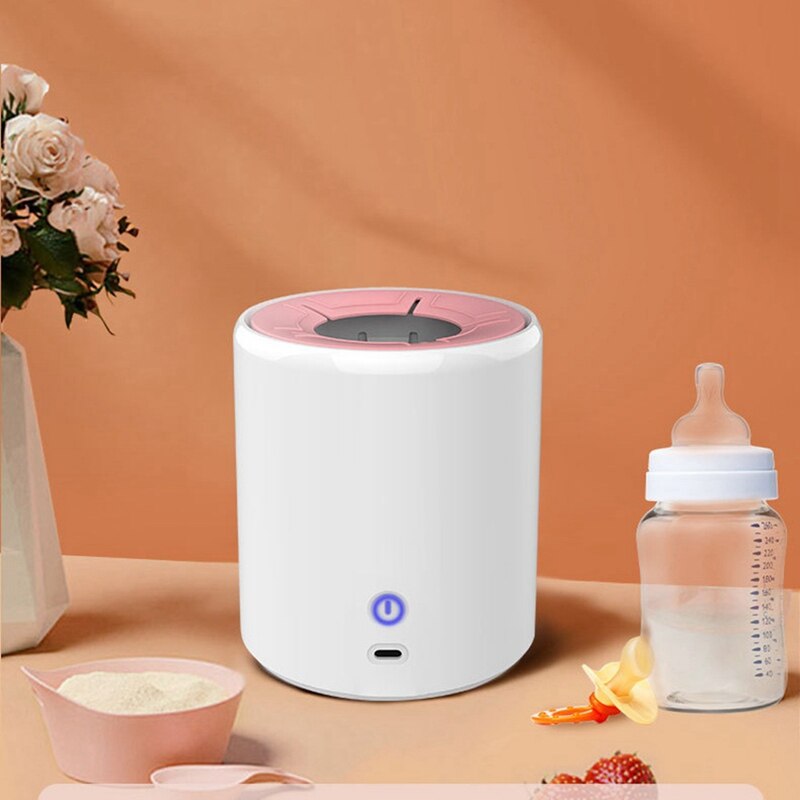 Elektrische Melk Fles Shaker Melk Fles Automatische Roerder Draagbare Baby Melkpoeder Blender Mixer 3 Niveaus Regulator